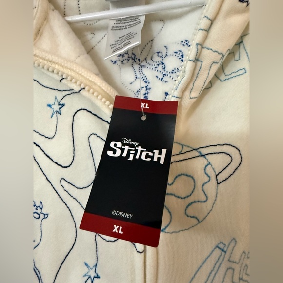 Disney Stitch All Over Print Hoodie XL NWT – See Flaw - Picture 6 of 14